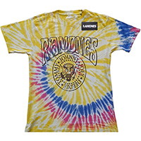 Ramones- Psychedelic Seal tie dye ringspun cotton shirt