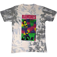 Ramones- I Wanna Be Well dip dye ringspun cotton shirt