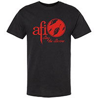 AFI- Sing The Sorrow on a black shirt