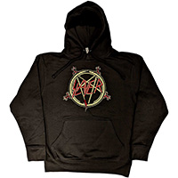 Slayer- Pentagram on a black hooded sweatshirt