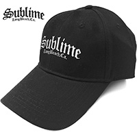 Sublime- Logo on a black baseball hat