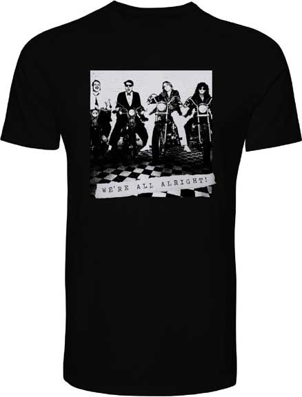 Cheap Trick- We're All Alright on a black shirt (Sale price!)