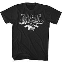 Danzig- Skull & Logo on a black shirt