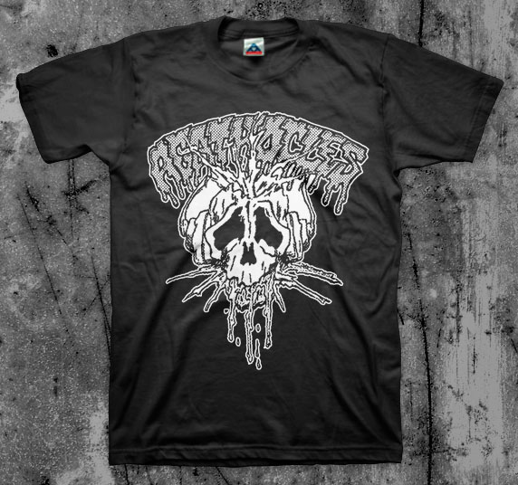 Agathocles- Skull on a black YOUTH sized shirt