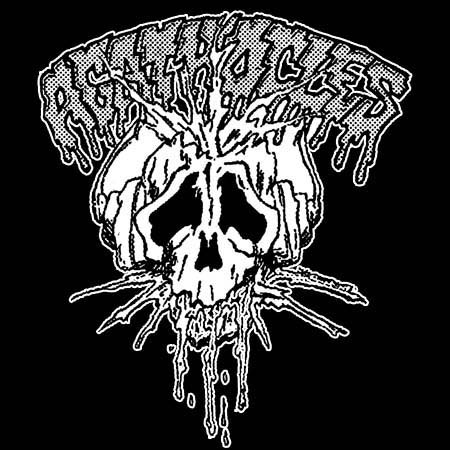 Agathocles- Skull on a black YOUTH sized shirt