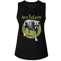 Alice In Chains- Dog on a black girls tank shirt