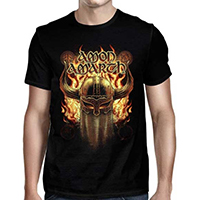 Amon Amarth- War Helmet 2019 North American Tour on a black shirt