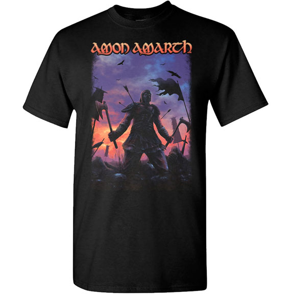 Amon Amarth- We Will Never Die on a black shirt (Sale price!)