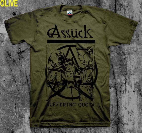 Assuck- Suffering Quota shirt (Various Color Ts)