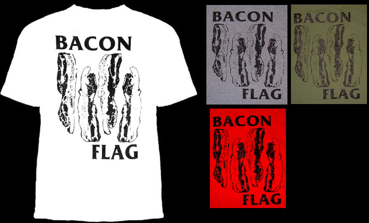 bacon flag shirt