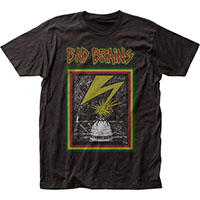 Bad Brains- Capitol on a black ringspun cotton shirt