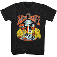 Black Crowes- Poker on a black shirt