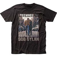 Bob Dylan- Freewheelin' on a black shirt (Sale price!)