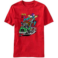 Rat Fink- Rock N Roll on front, Ed Big Daddy Roth on back on a red shirt (Sale price!)