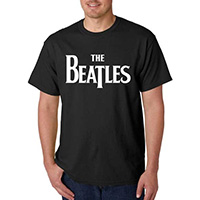 Beatles- Logo on a black shirt (Sale price!)