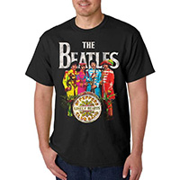 Beatles- Sgt Peppers on a black shirt
