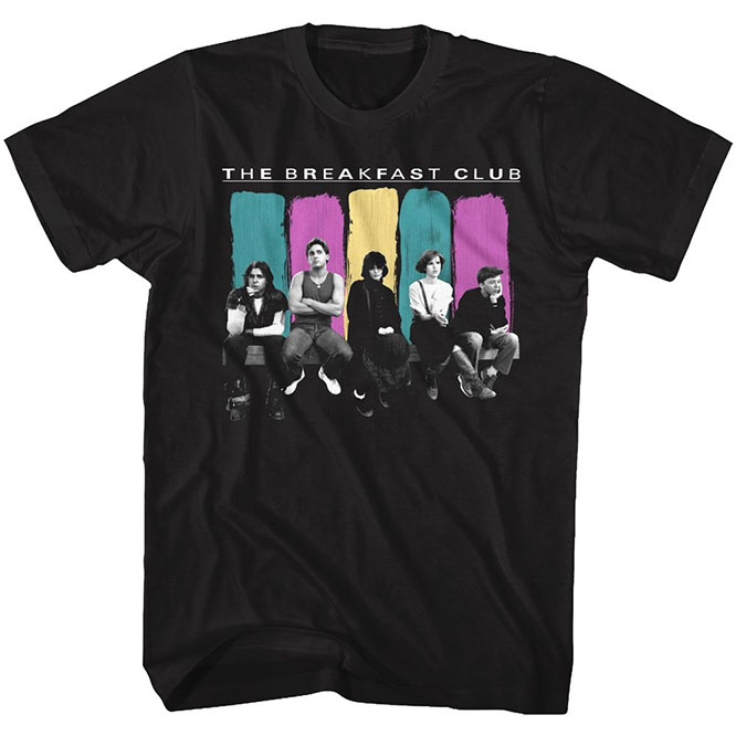 Breakfast Club- Cast on a black shirt