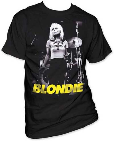 Blondie- On Stage on a black shirt