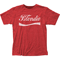 Blondie- Soda Logo on a heather red ringspun cotton shirt (Sale price!)