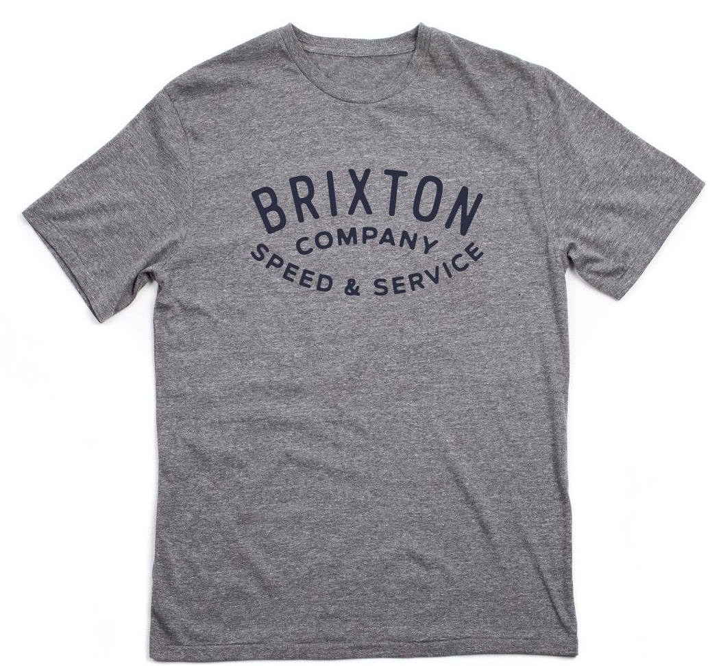 Gasket Premium Shirt by Brixton- Heather Grey (Sale price!)