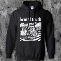 Brutal Truth- Kill Pig on a black hooded sweatshirt