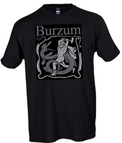 Burzum- Serpent Slayer on a black shirt