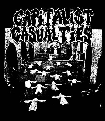 Capitalist Casualties- Church on a LONG SLEEVE black shirt