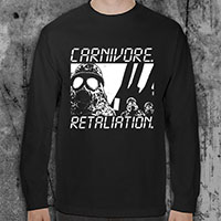 Carnivore- Retaliation on a black LONG SLEEVE shirt