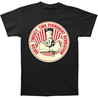 Catch 22- Permanent Revolution on a black girls fitted shirt (Sale price!)