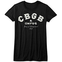 CBGB- Logo on a black girls shirt