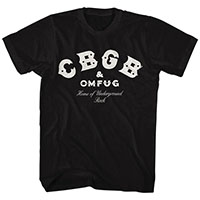 CBGB- Logo on a black shirt