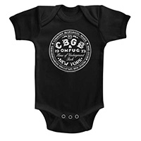 CBGB- Home Of Underground Rock on a black onesie