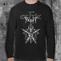 Celtic Frost- Logo With Swords on a black LONG SLEEVE shirt (Sale price!)