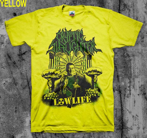 Cryptic Slaughter- Low Life (Reagan) shirt (Various Color Ts)