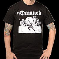Damned- Music Is The Brandy Of The Damned Cartoon on a black shirt
