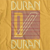 Duran Duran- Logo on a ginger ringspun cotton shirt