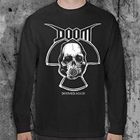 Doom- Doomed Again on a black LONG SLEEVE shirt