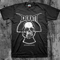 Doom- Doomed Again on a black shirt