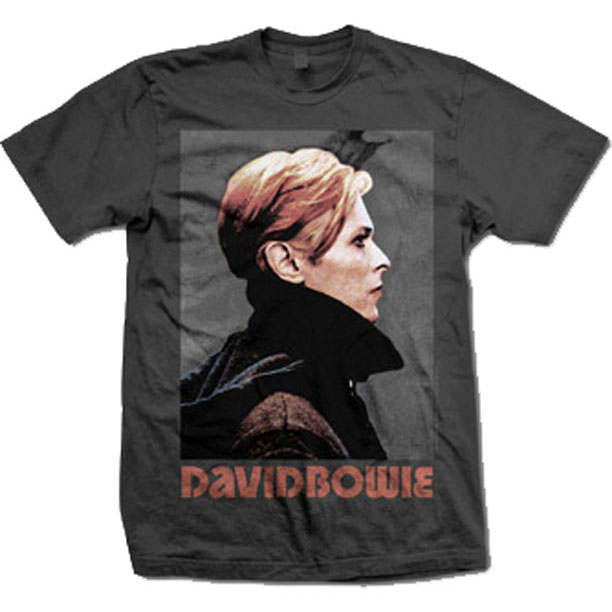 David Bowie- Low on a charcoal shirt (Sale price!)