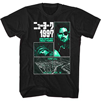 Escape From New York- 1997 Collage on a black ringspun cotton shirt