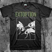Extortion- Infestation on a black shirt (Sale price!)