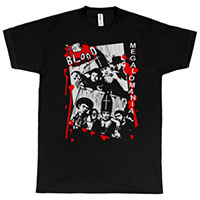 Blood- Megalomania on a black shirt (Sale price!)