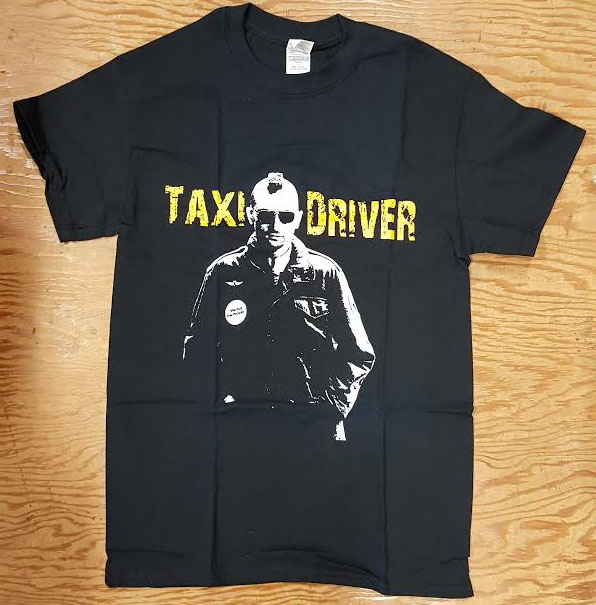 Taxi Driver- Travis (Mohawk & Jacket) on a black shirt