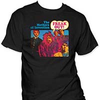 Frank Zappa- Freak Out! on a black shirt (Mothers Of Invention) (Sale price!)