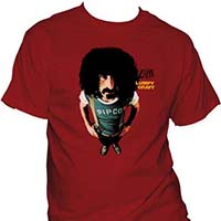 Frank Zappa- Lumpy Gravy on a cardinal shirt (Sale price!)