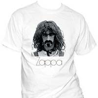 Frank Zappa- Face on a white shirt (Sale price!)