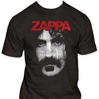 Frank Zappa- Face on a coal ringspun cotton shirt (Sale price!)
