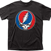 Grateful Dead- Steal Your Face on a black shirt (Sale price!)