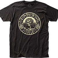 Grateful Dead- Glow In The Dark Skeleton on a black ringspun cotton shirt (Sale price!)