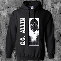 GG Allin- Picture on a black hooded sweatshirt